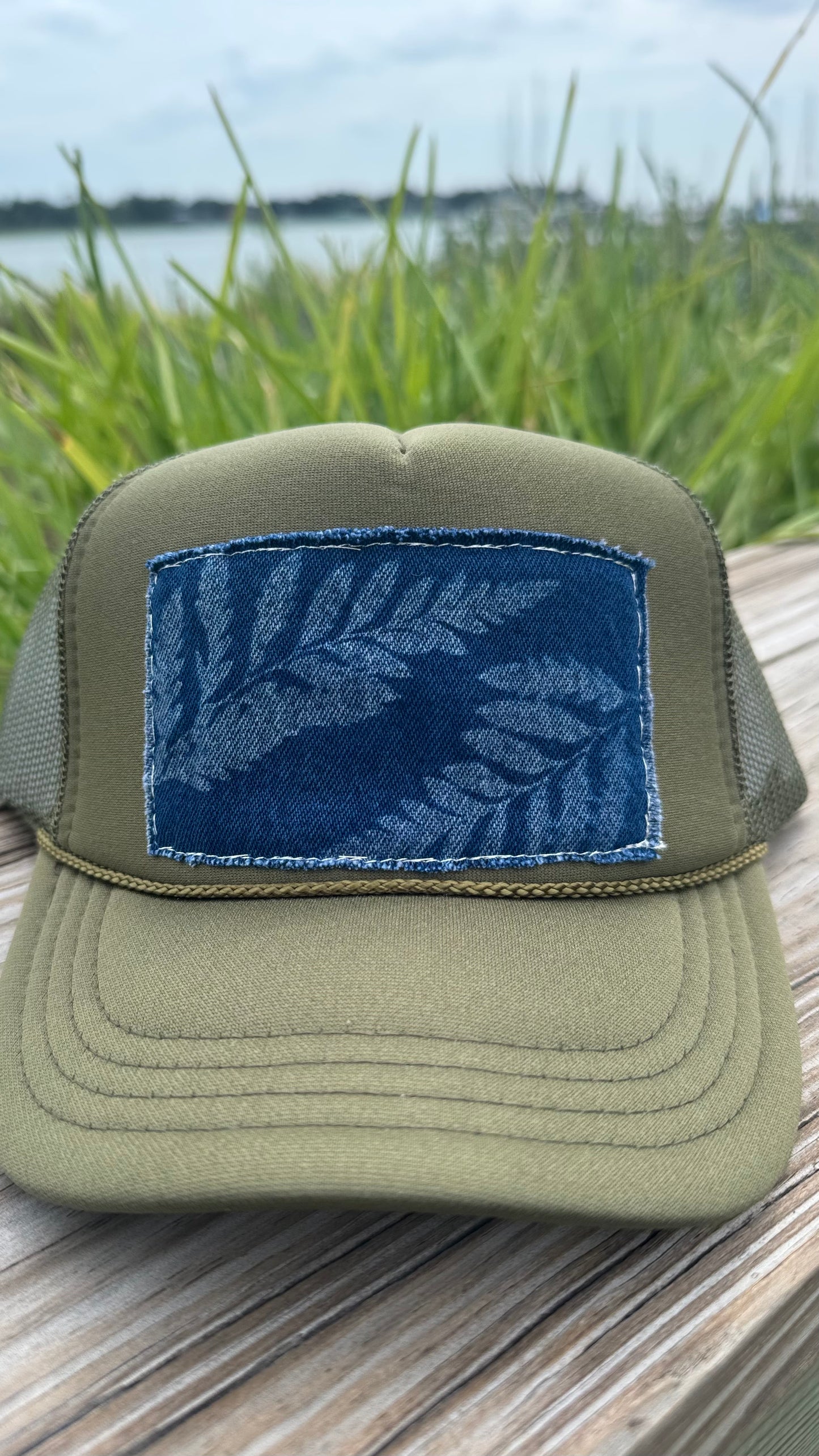 Green Trucker Hat • Youth