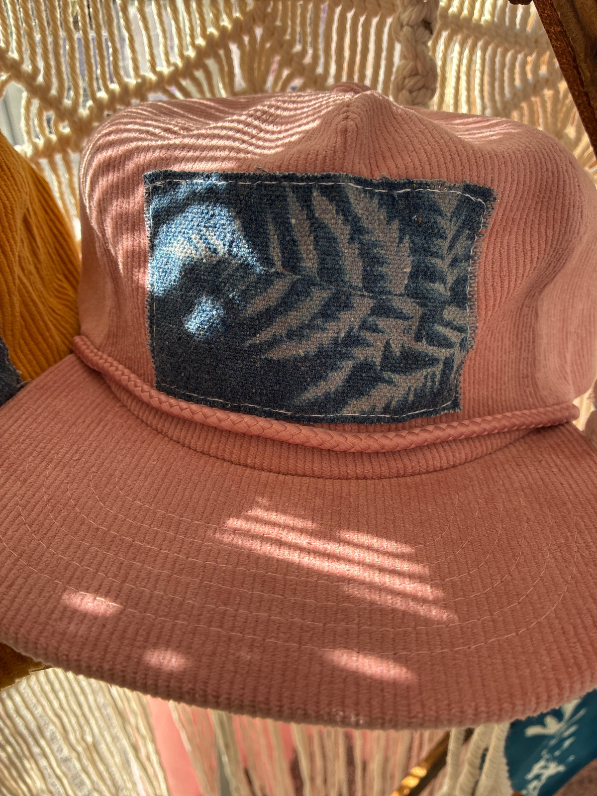 Academy Fits Corduroy Snapback • Pink