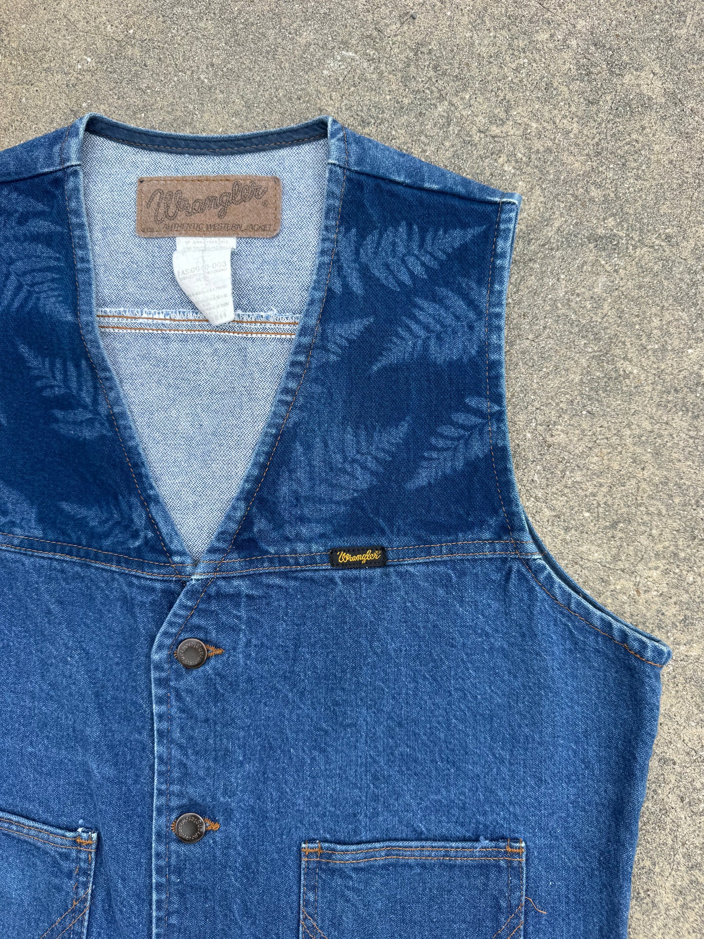 Vintage Wrangler Vest • Large