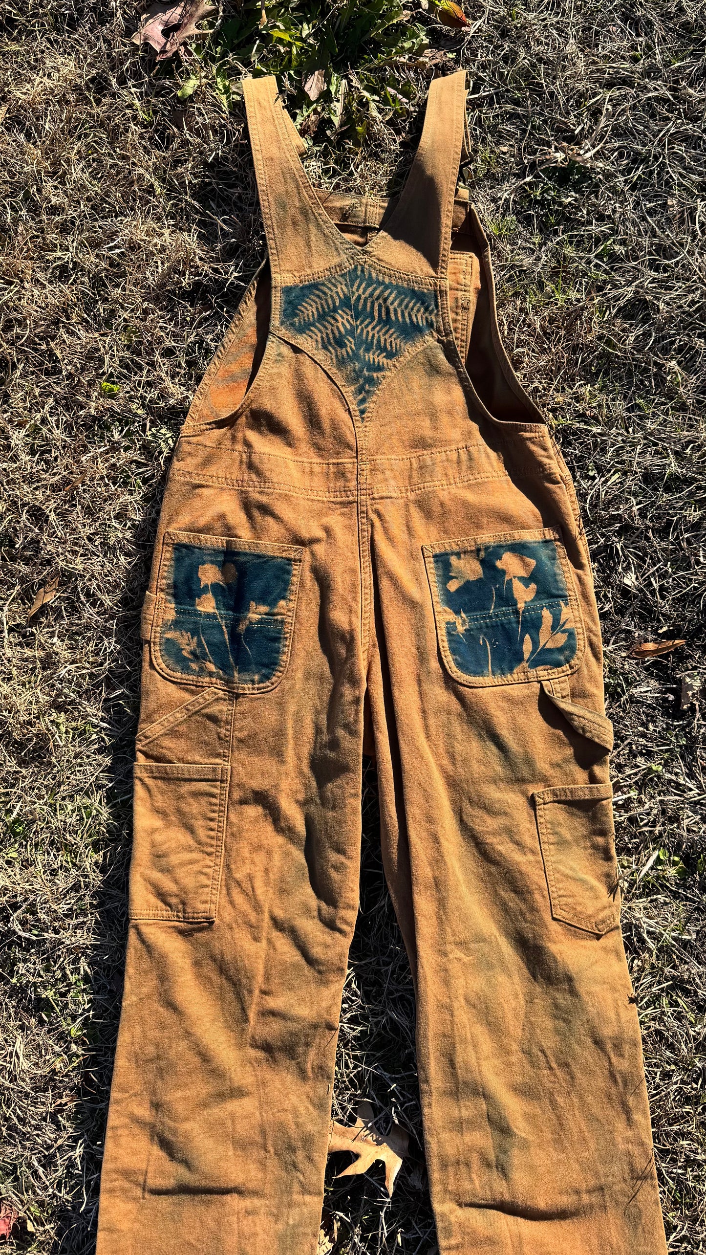 Carhartt Tan Overalls • 34x28