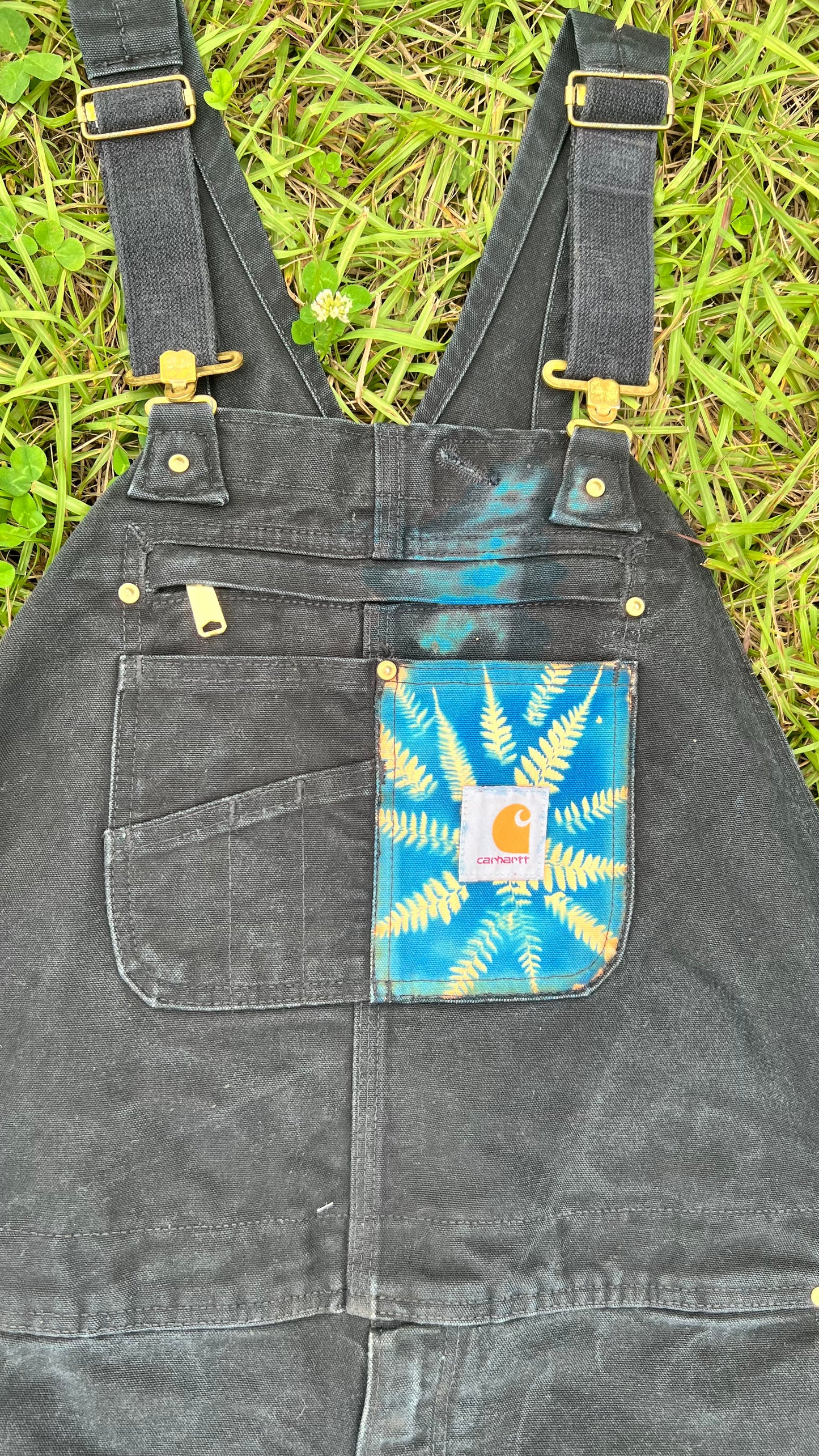 Carhartt black overalls • 42x30