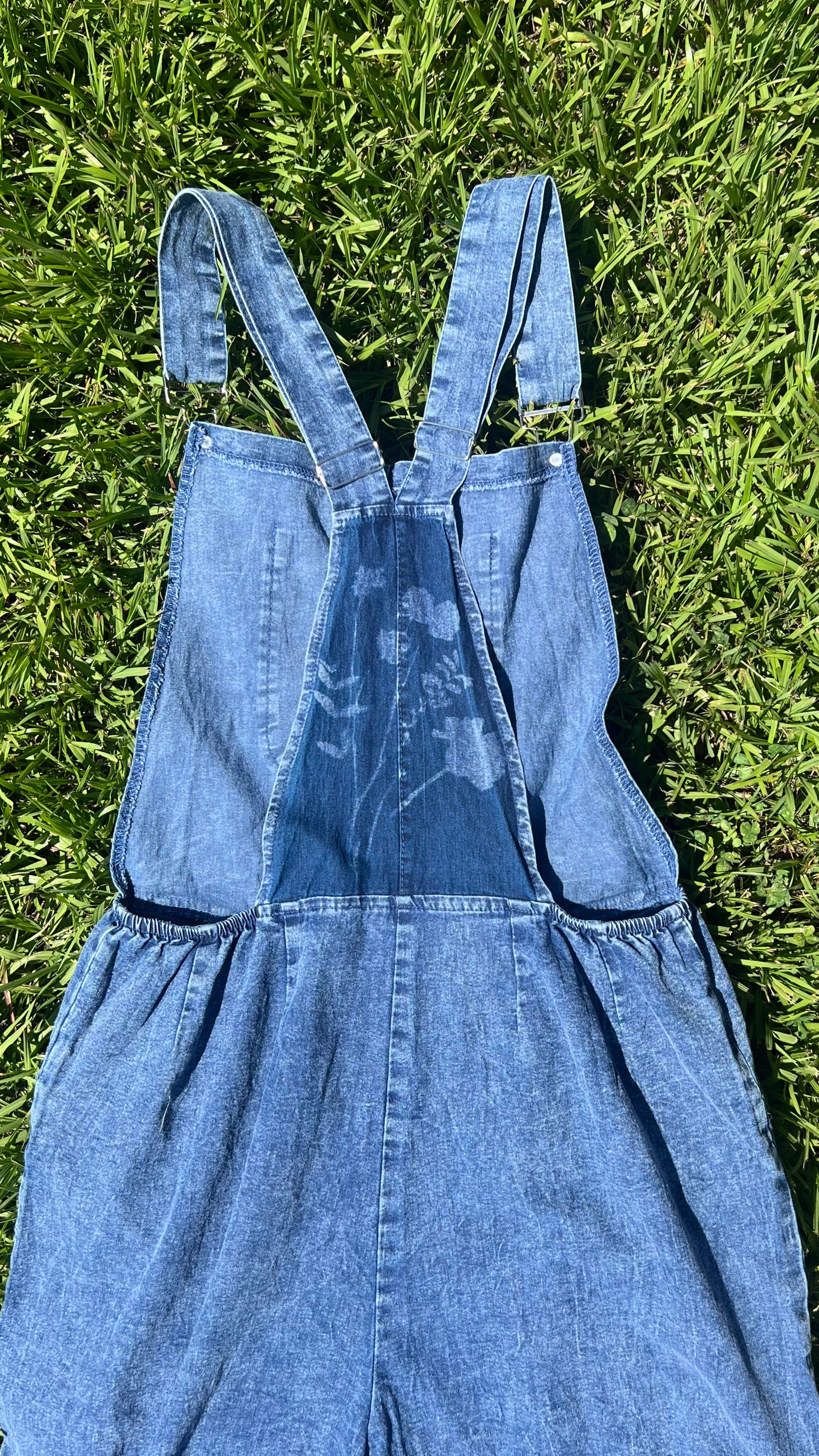Denim Flare Overalls • 36x30