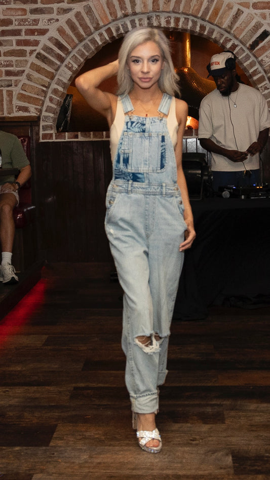 & Denim Overalls • Size 27x27