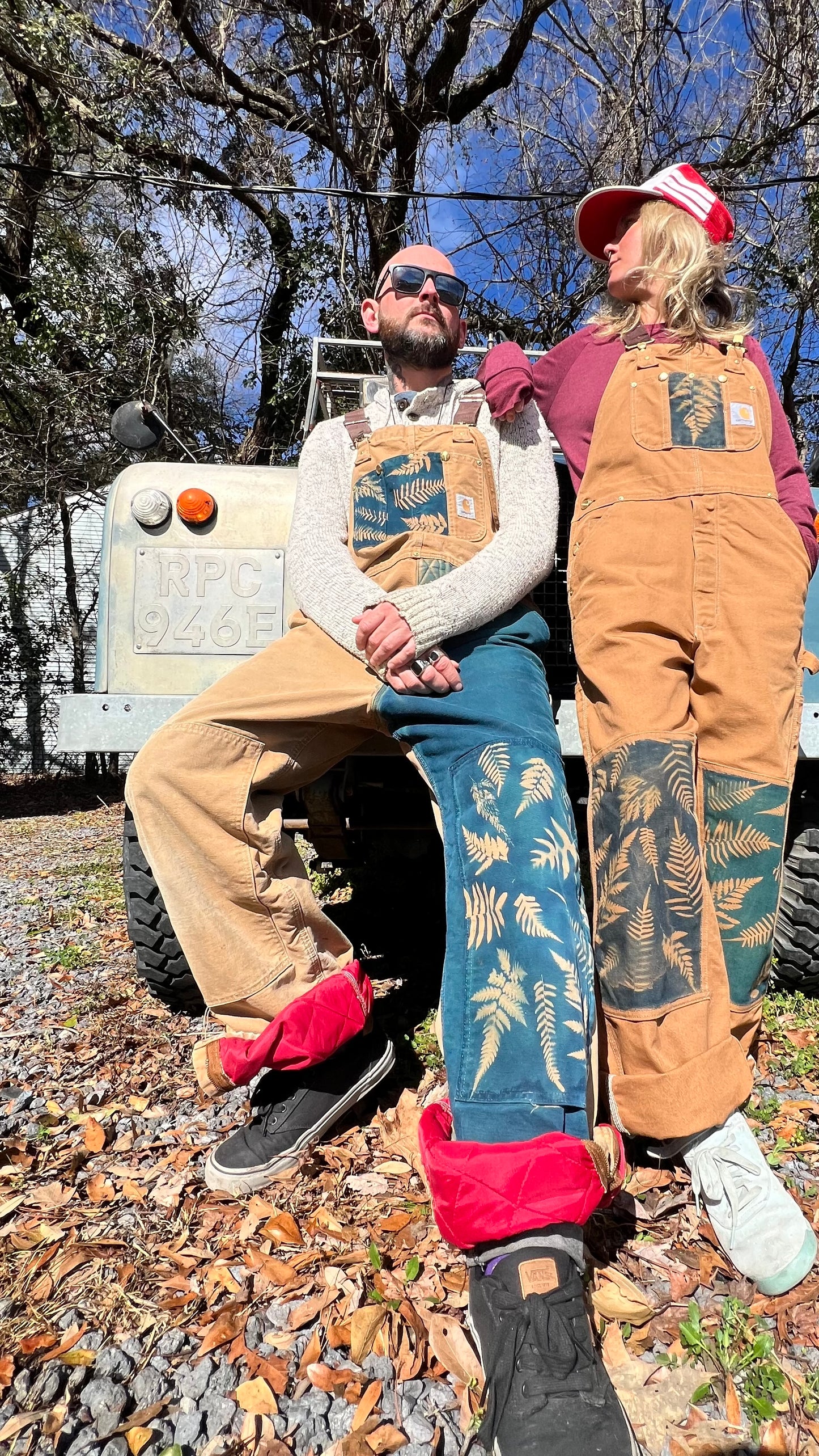 Vintage Carhartt Lined Overalls • 40X34