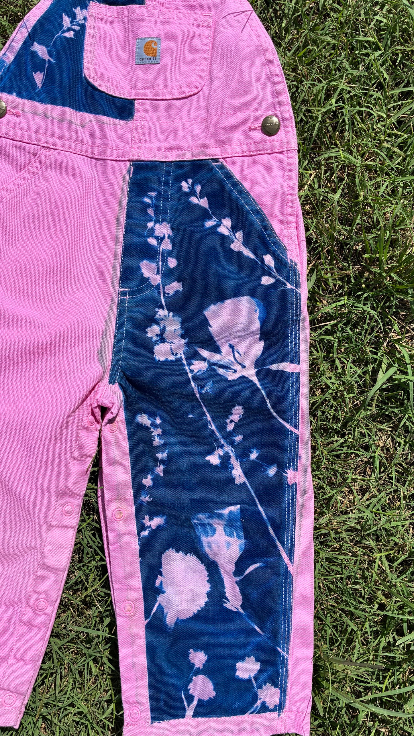 Pink Carhartt Overalls • 18 months