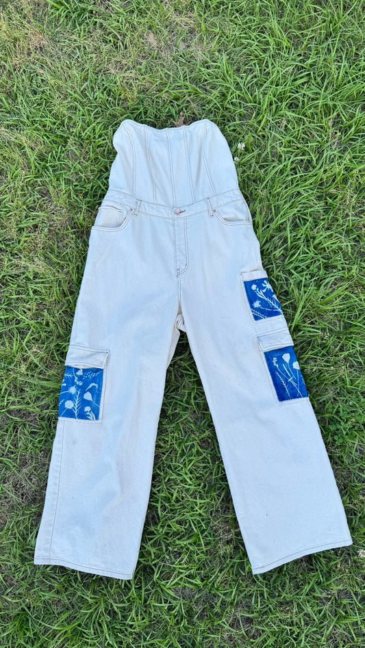 Wild Fable Off-White Jumpsuit • XL