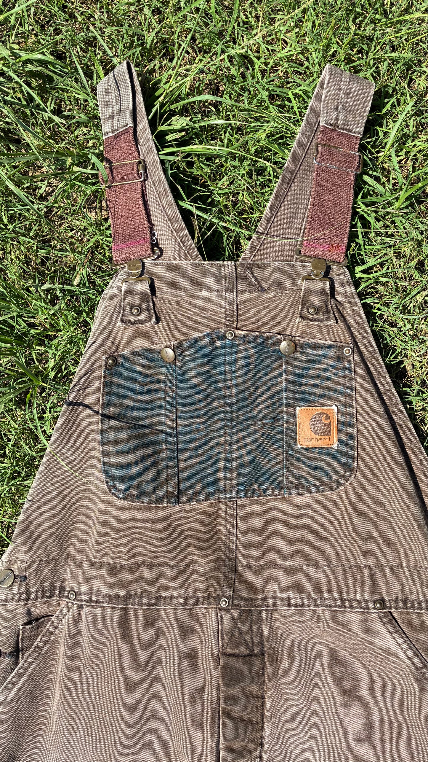 Brown Carhartt Overalls • 38x32