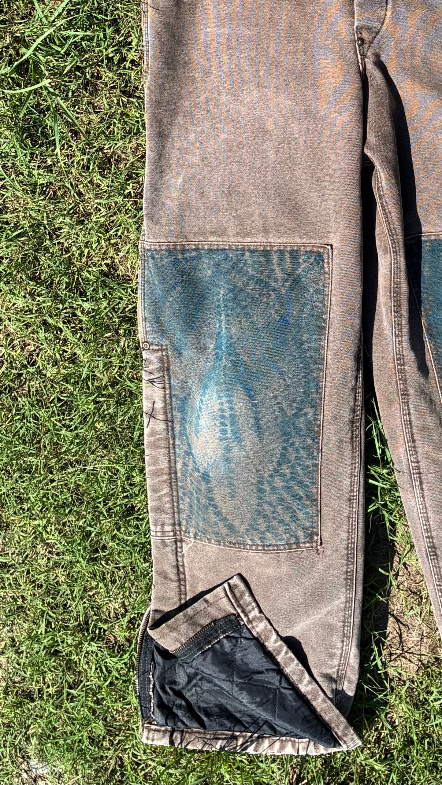 Brown Carhartt Overalls • 38x32