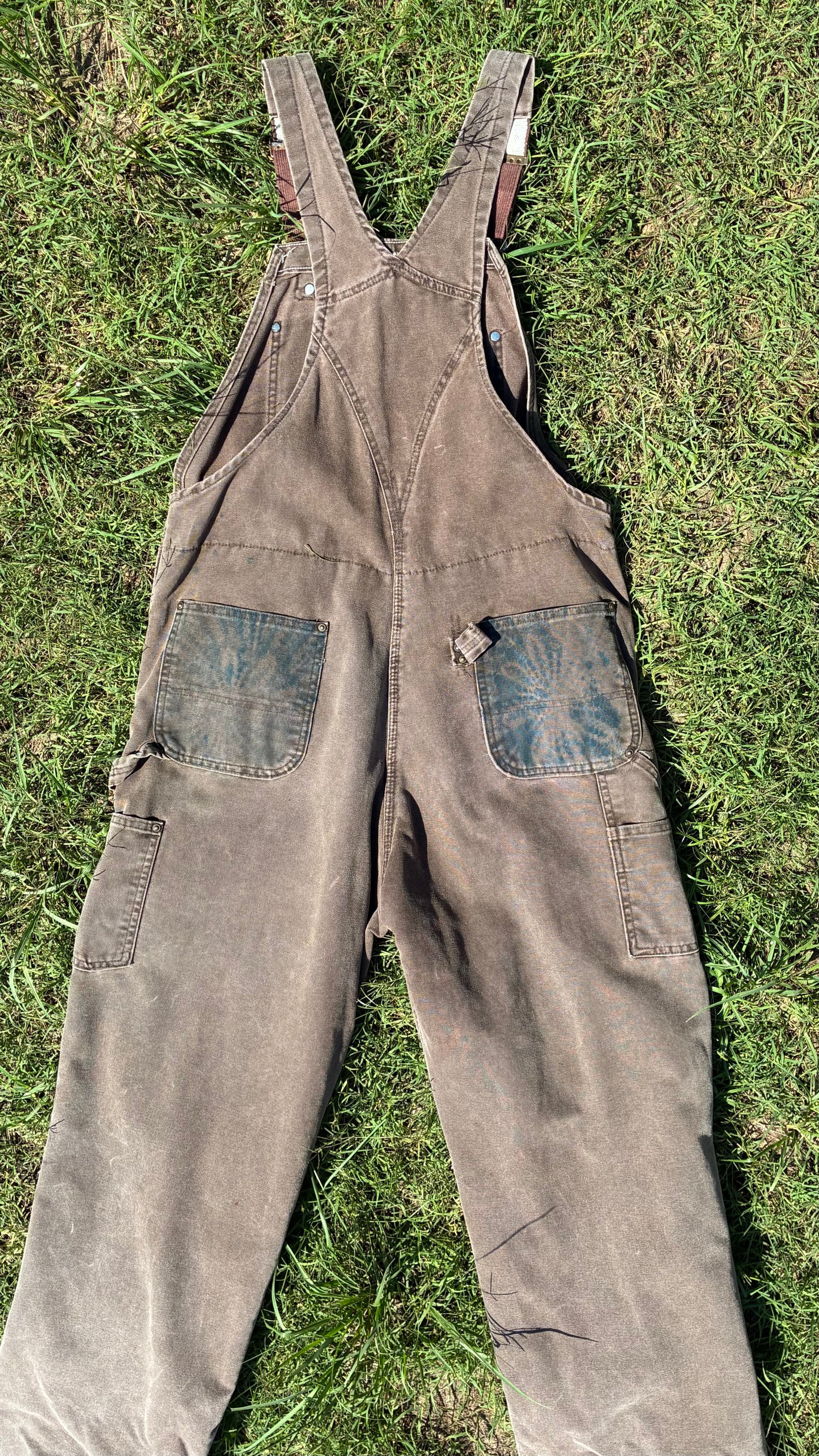 Brown Carhartt Overalls • 38x32