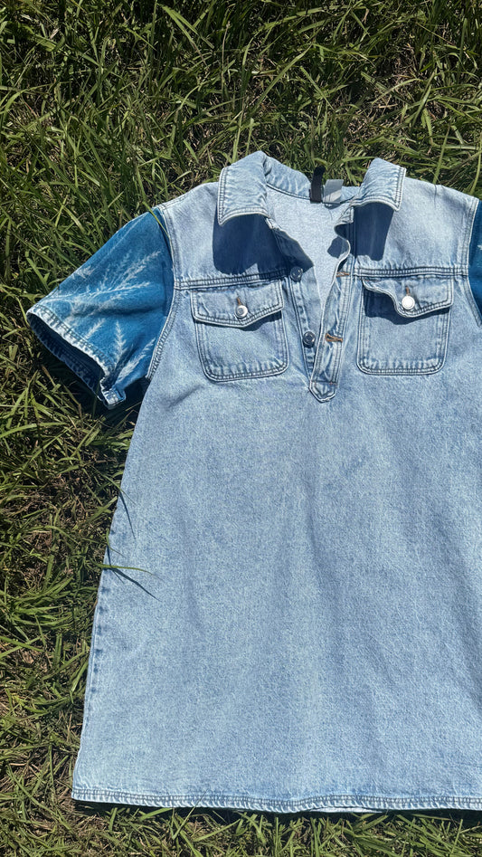 Divided Jean Dress • Medium