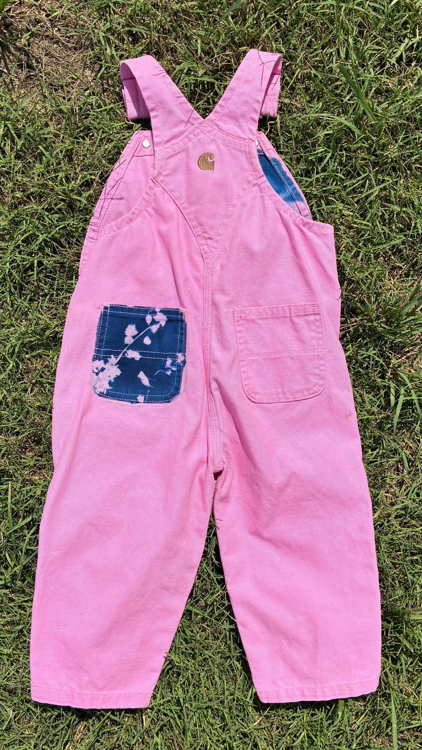 Pink Carhartt Overalls • 18 months