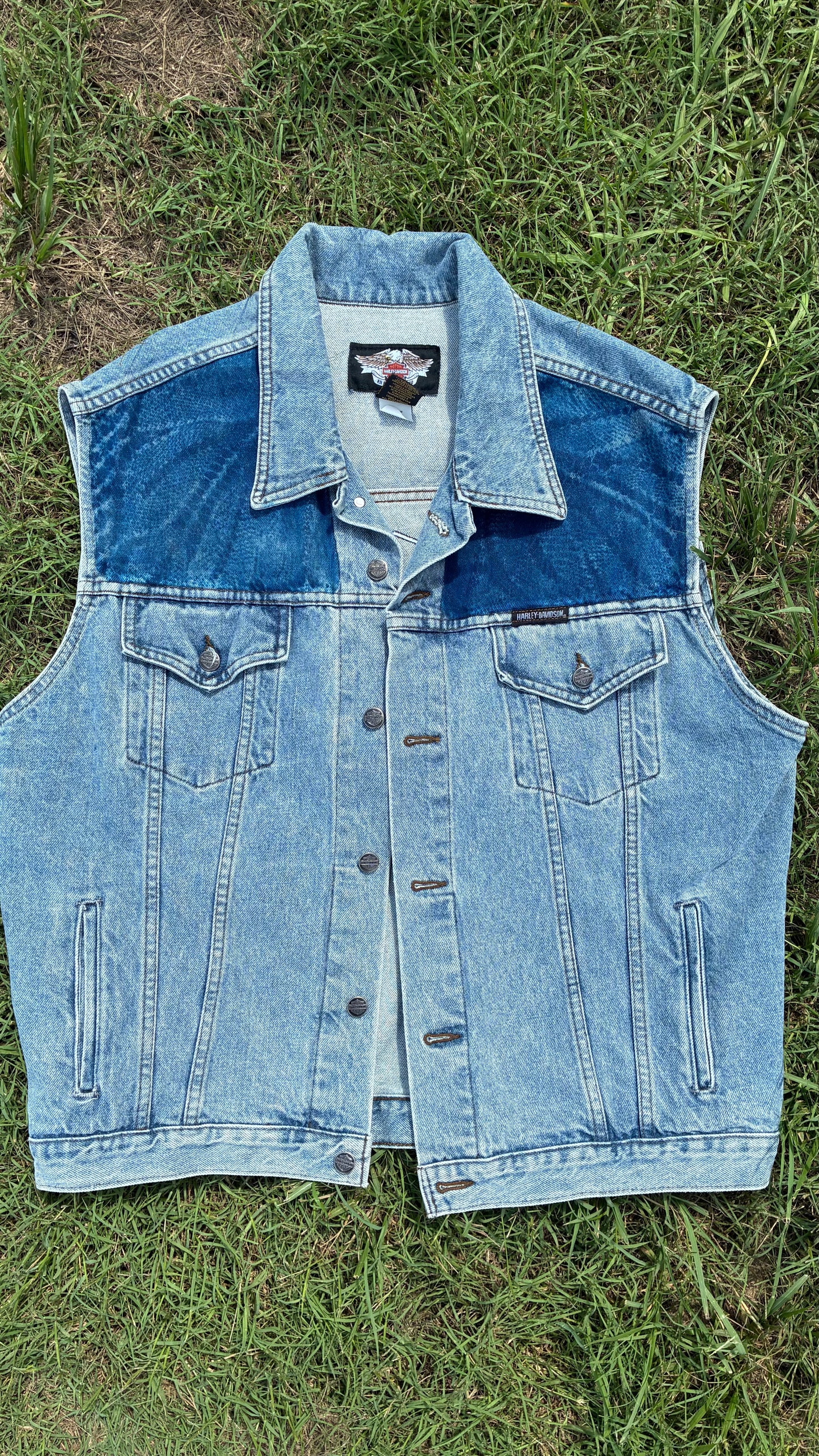 Vintage Harley Davidson Vest • Large