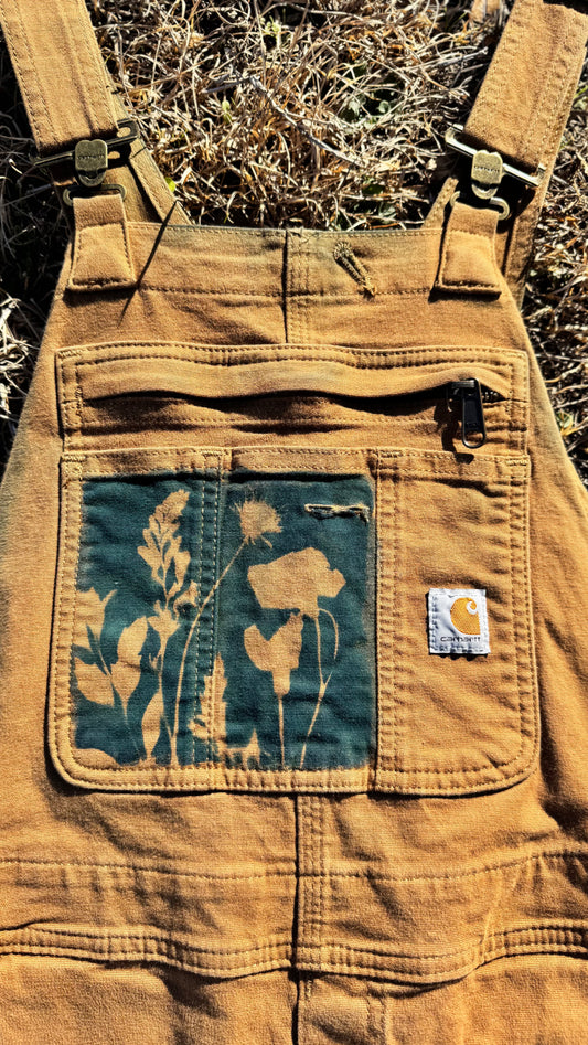 Carhartt Tan Overalls • 34x28