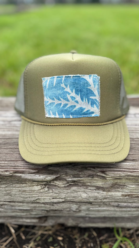 Green Trucker Hat • Youth